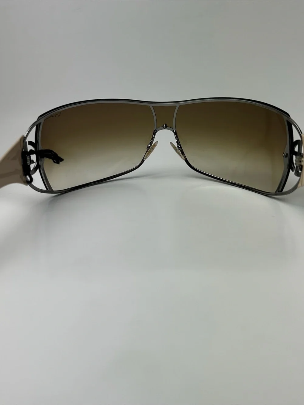Giorgio Armani Women\'s Brown Gradient Shield Sunglasses Armani GA 562S QNW9B – Vintage Frames Company main image 4